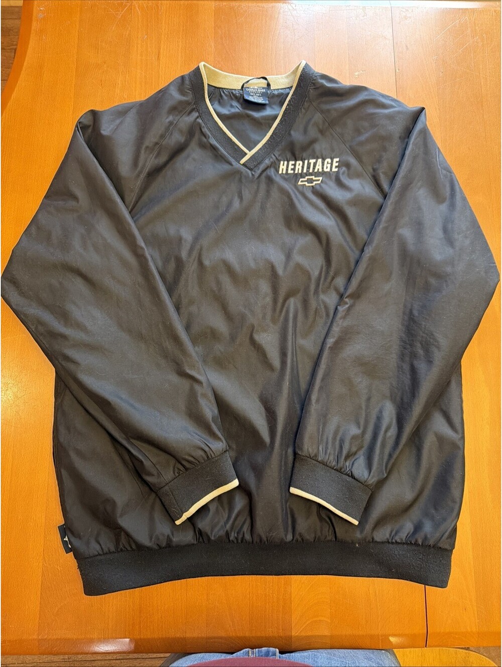 Vintage 2000s Chevrolet Heritage Embroidered Windbreaker Sz Large